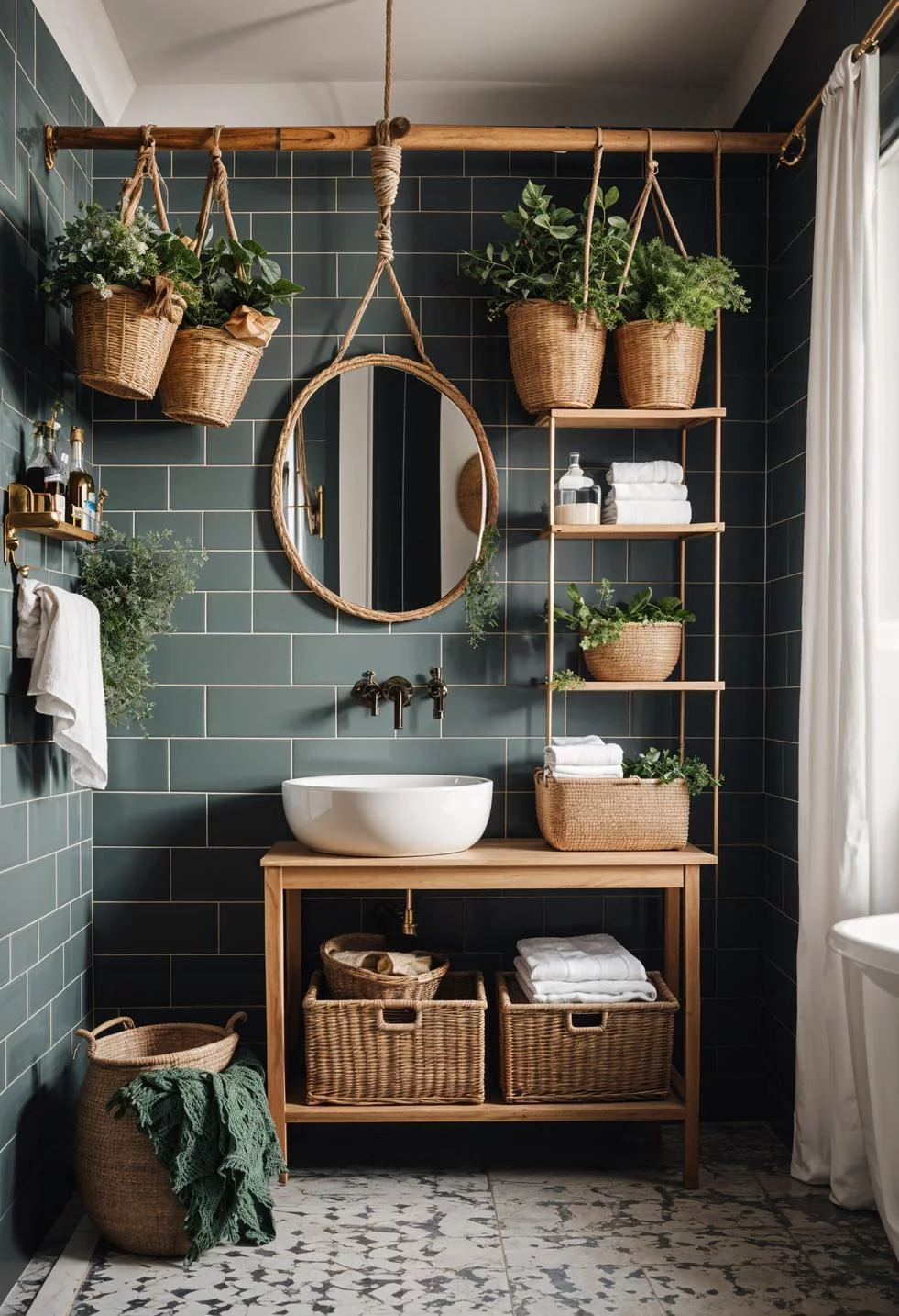 11. Boho Bathroom Storage Solutions-0