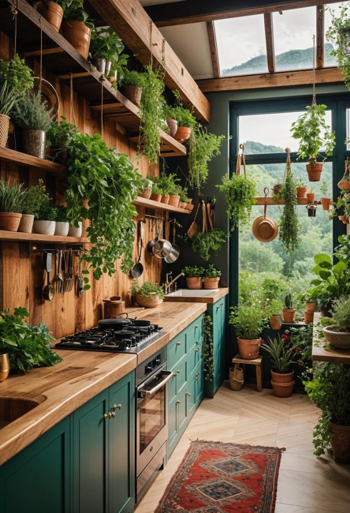 27 Stunning Boho Kitchen Designs That Will Inspire You - Lovely Harbor