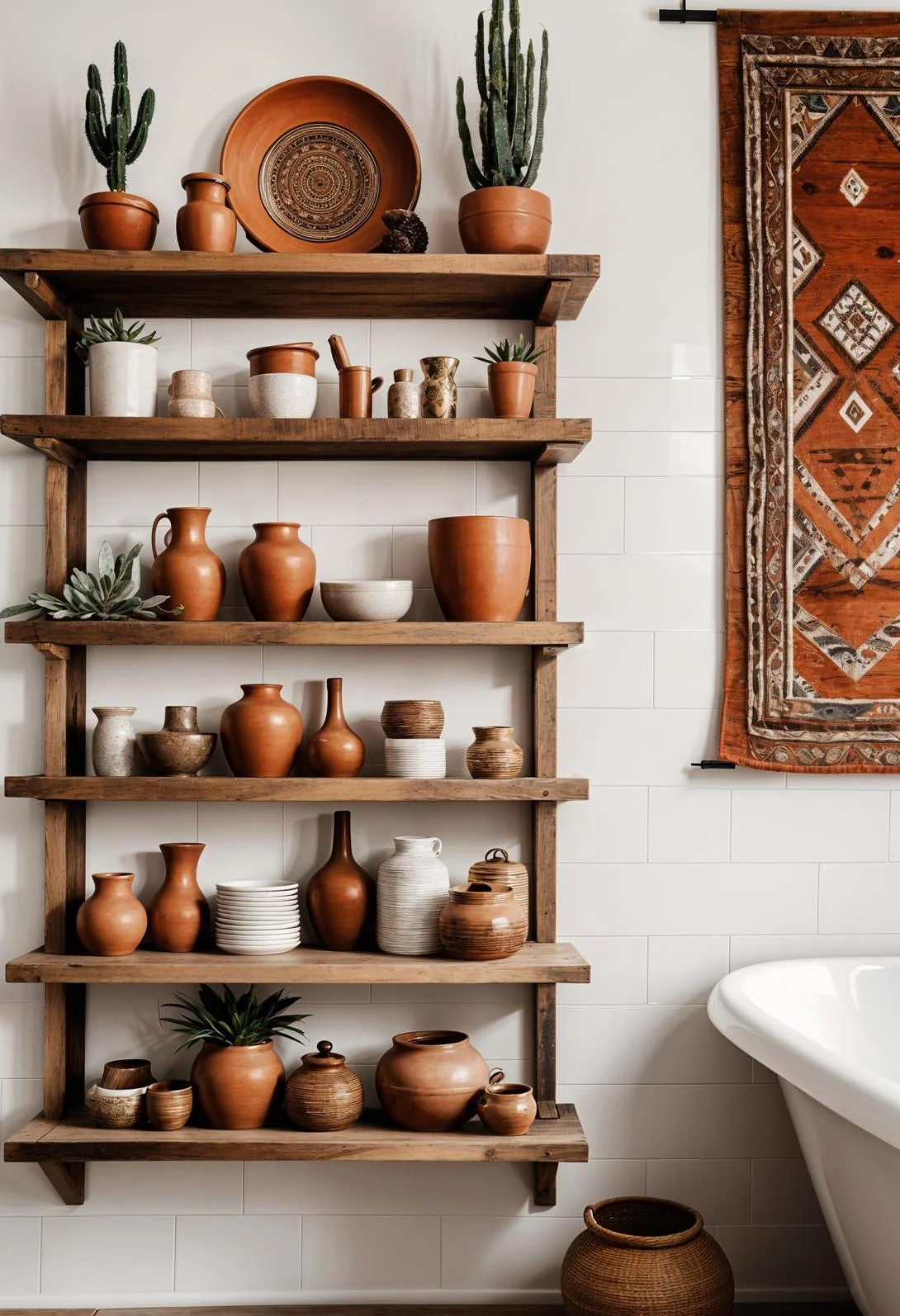 3. Boho Chic Bathroom Decor-0