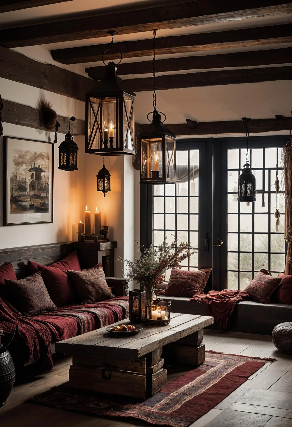 24. Boho Chic Rustic Decor-0