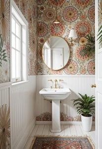 27 Dreamy Boho Bathroom Inspirations For Your Home Makeover - Lovely Harbor