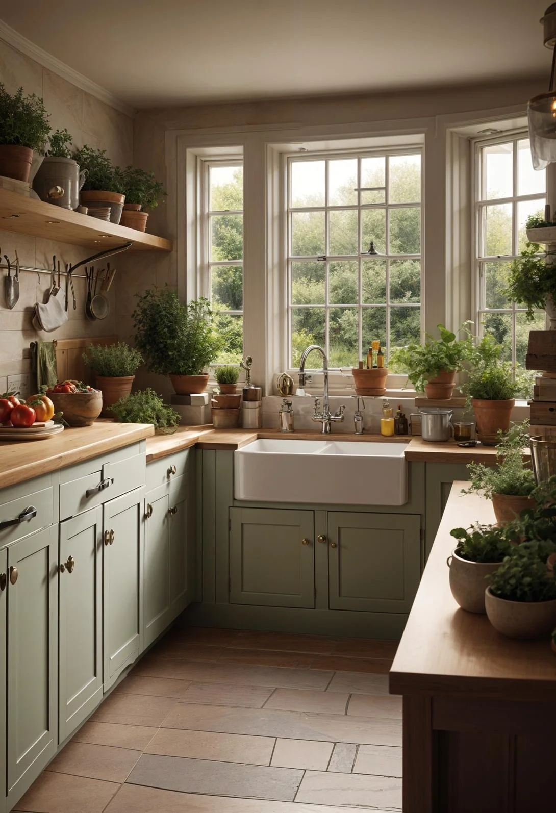 37. Charming English Cottage Kitchen Inspiration-0