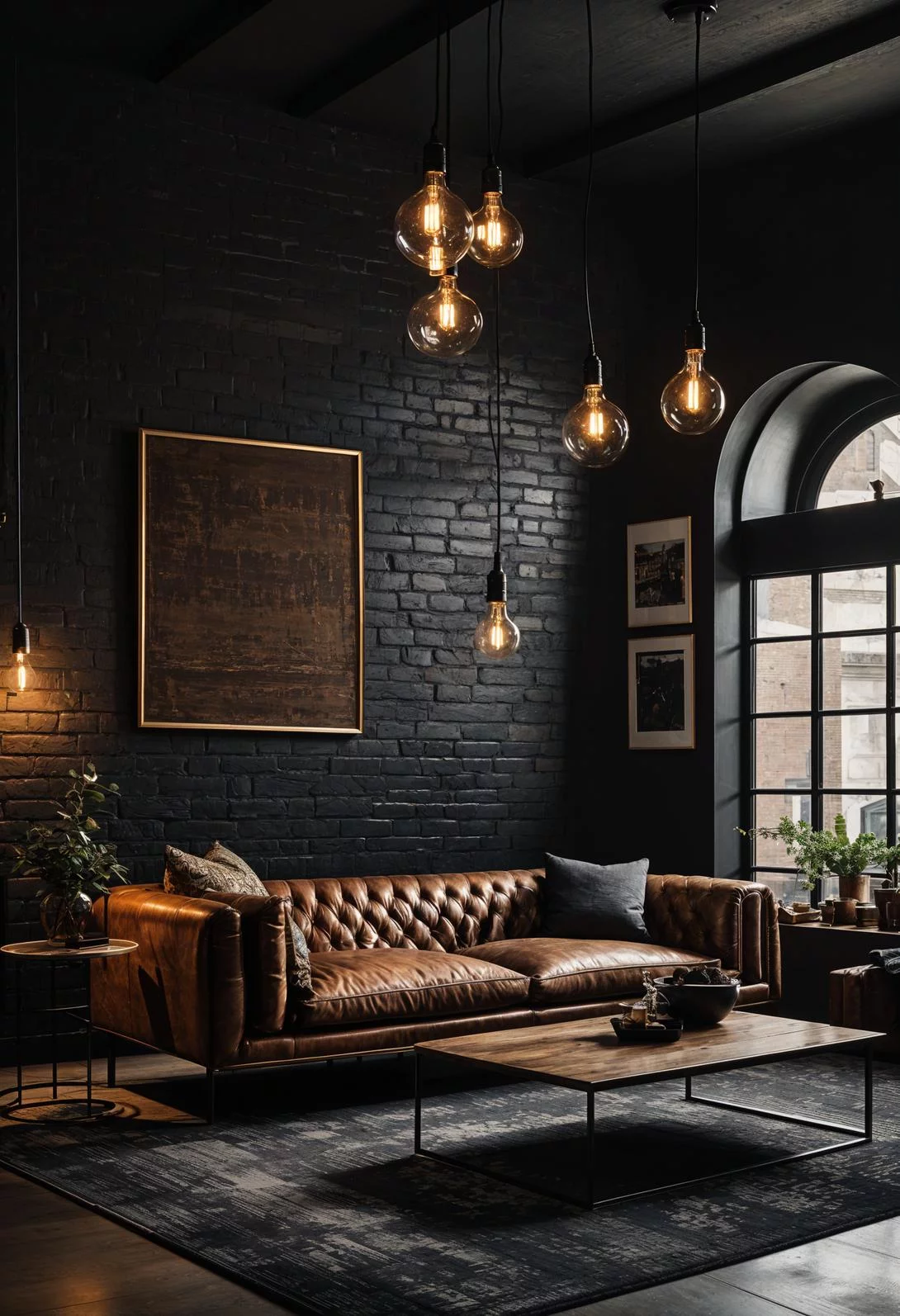 5. Chic Dark Boho Loft Aesthetic-0