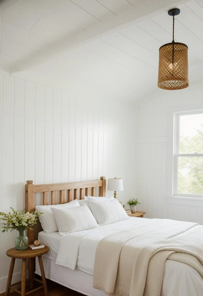 20. Cottage Chic Beadboard Accent Wall-0