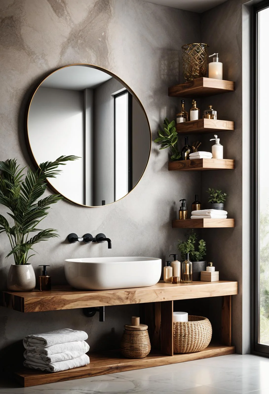 21. Crystal and Stone Bathroom Decor-0