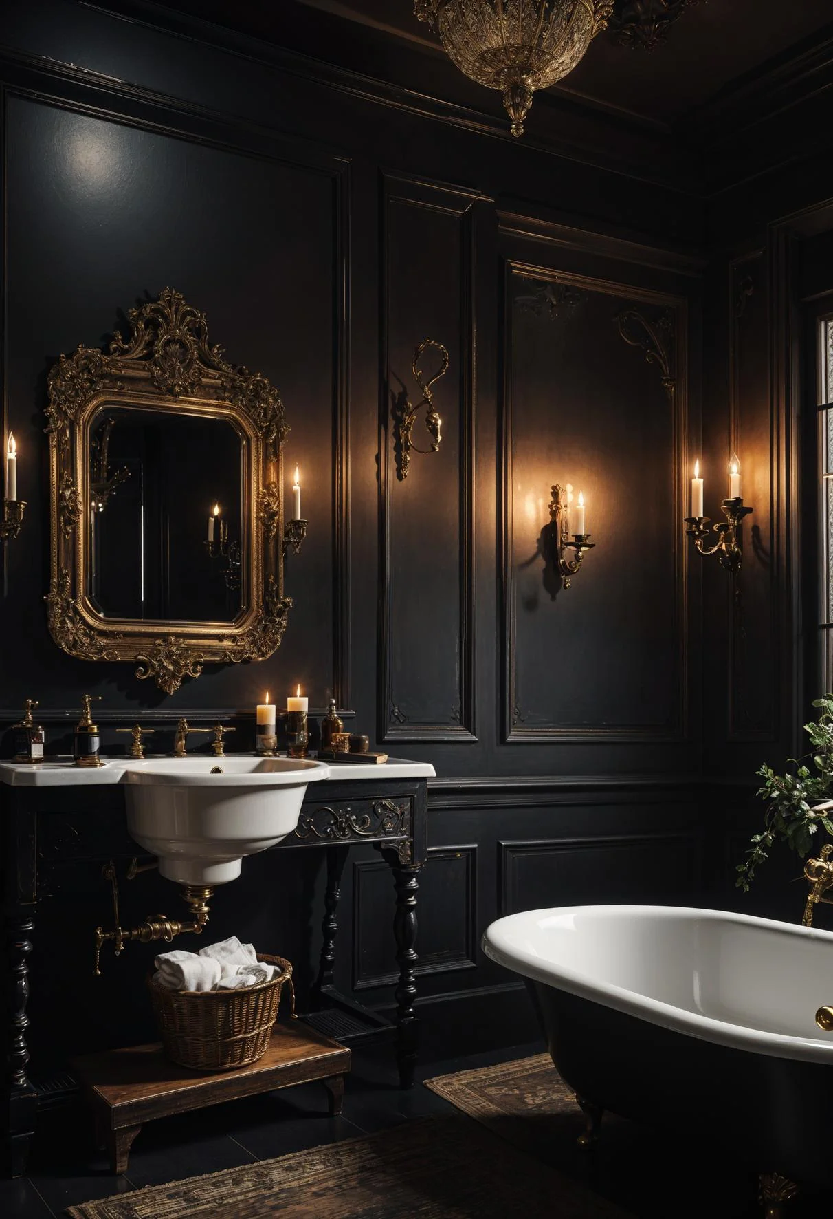 1. Dark Gothic Bathroom Escape-1 1. Dark Gothic Bathroom Escape-1