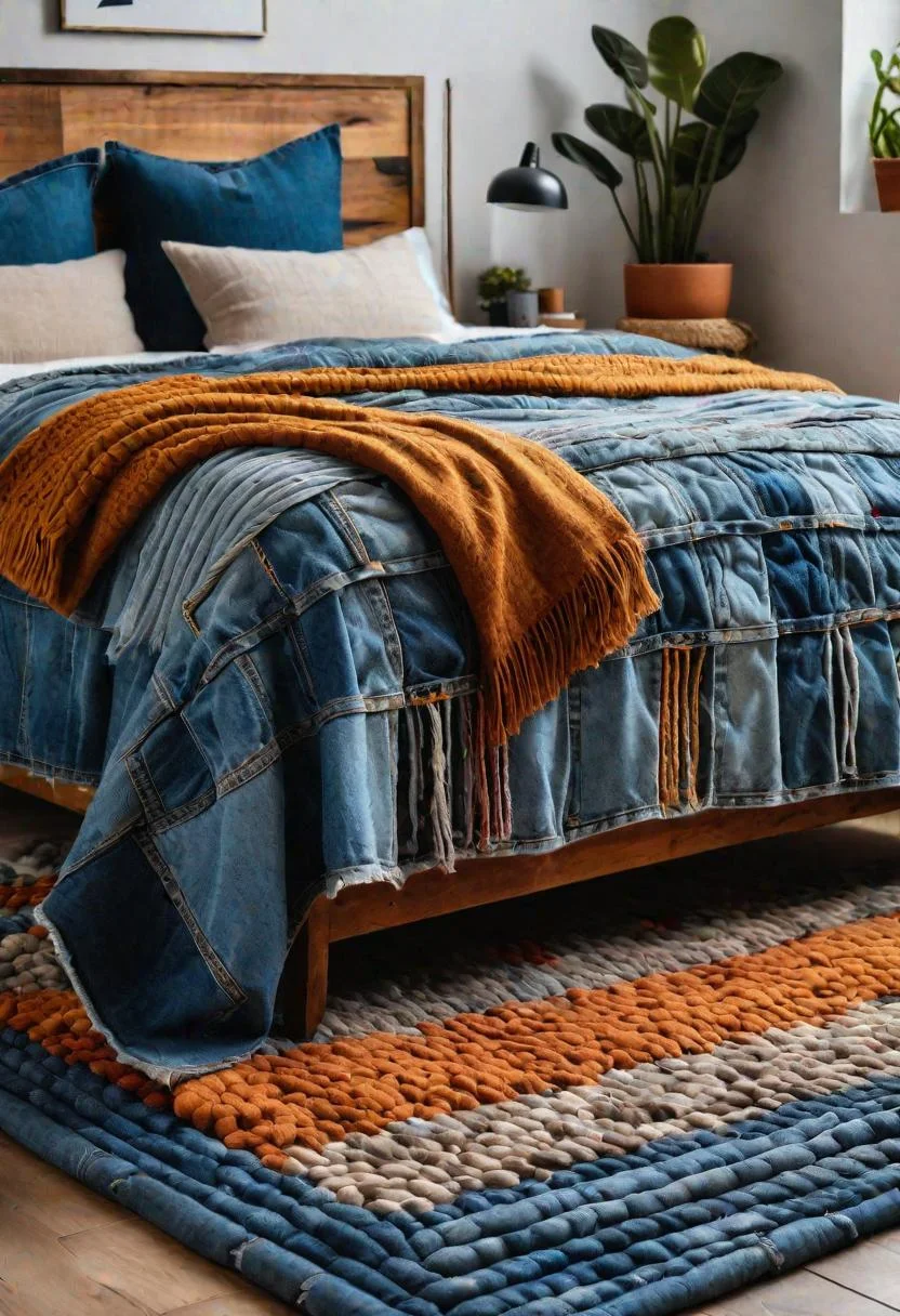 34. Denim Rug Upcycling Ideas-1