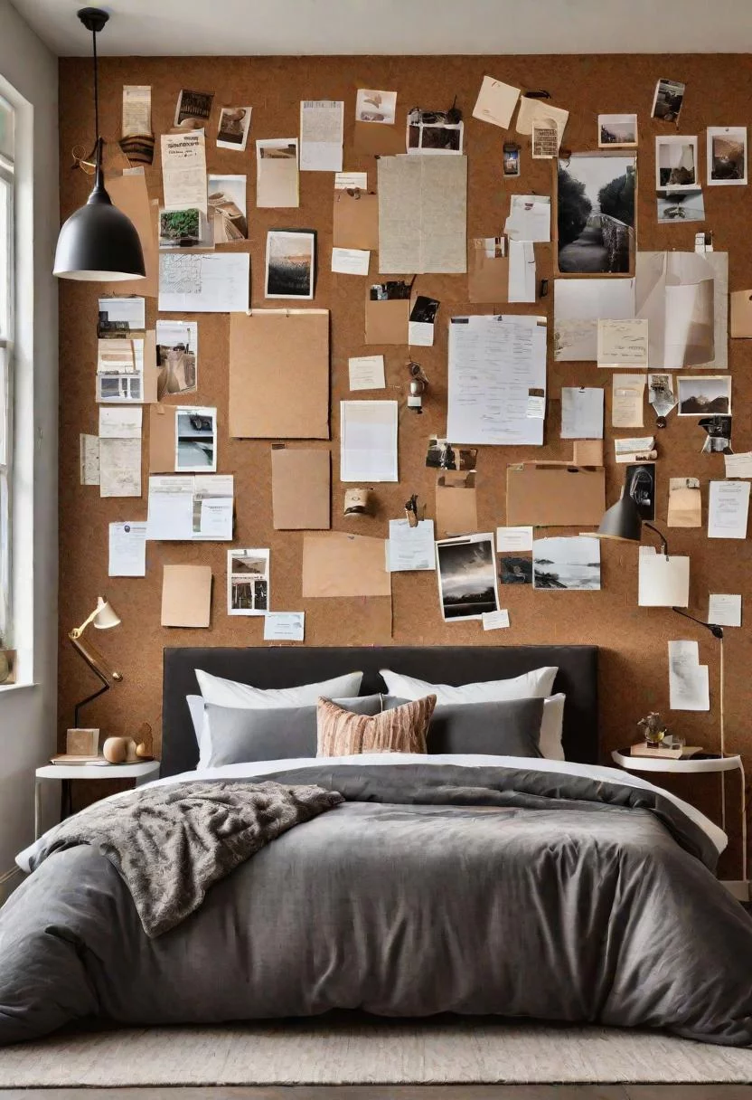 17. Dynamic Corkboard Accent Wall-0