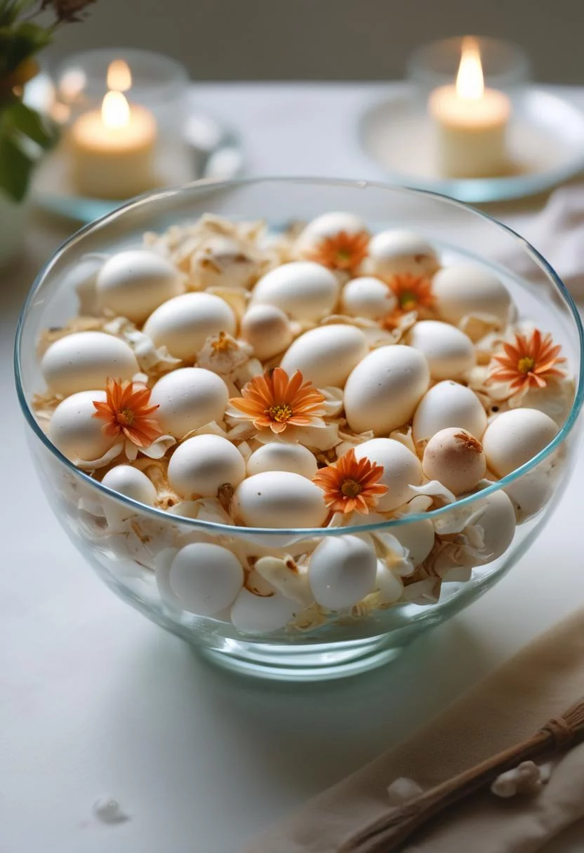 7. Eggshell floating floral centerpieces-1