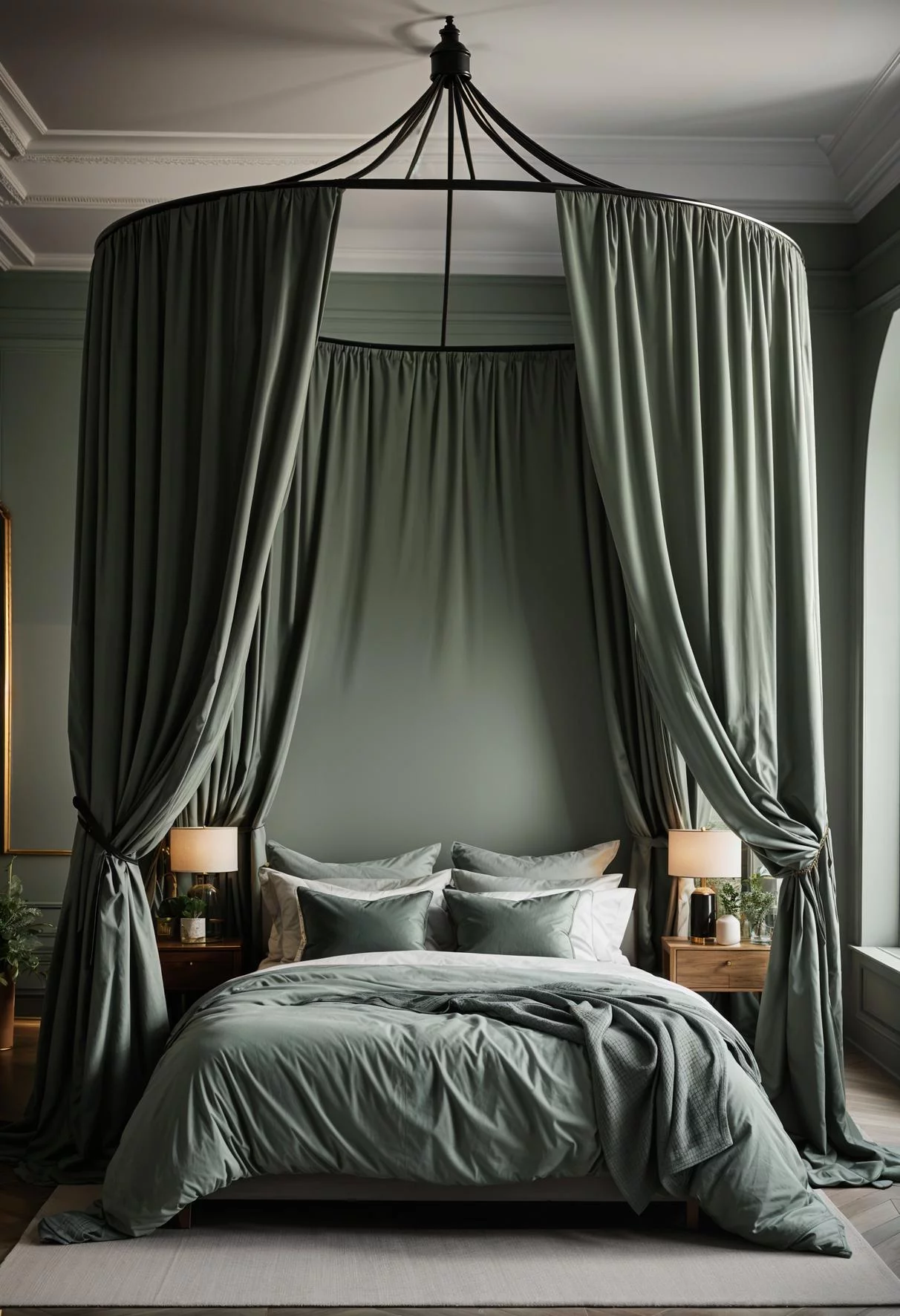 10. Elegant Canopy Bed Styling Ideas-0
