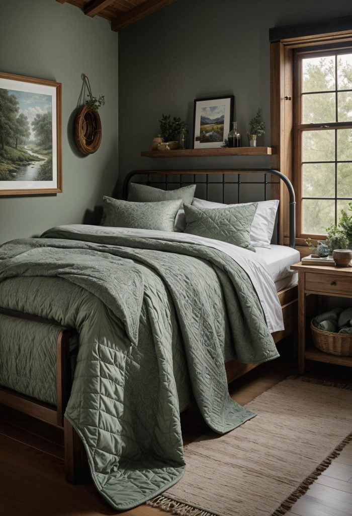 29 Sage Green And Grey Bedroom Ideas: Chic Decor - Lovely Harbor