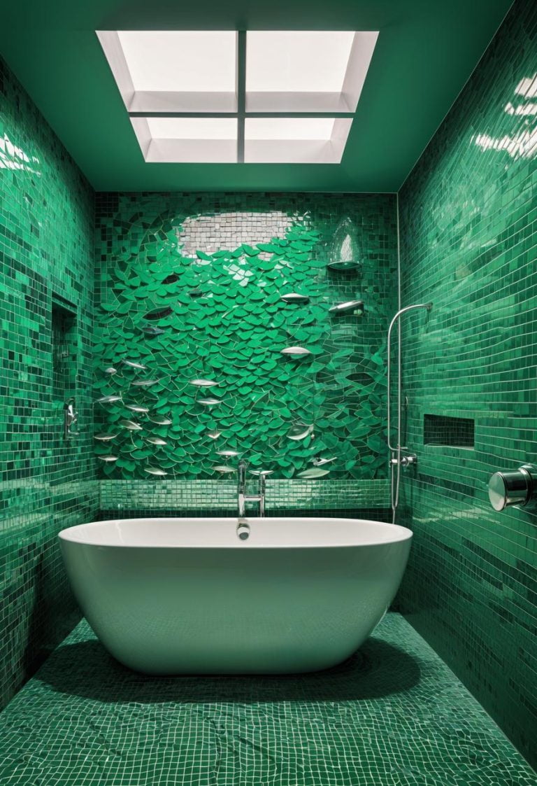 27 Gorgeous Green Bathroom Ideas For A Fresh Look - Lovely Harbor