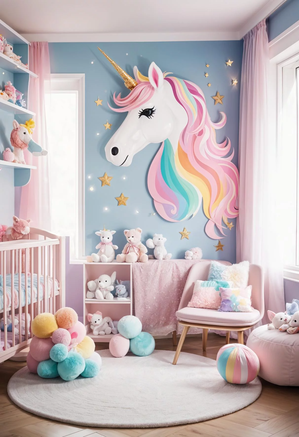31. Ethereal Unicorn Nursery Design-0