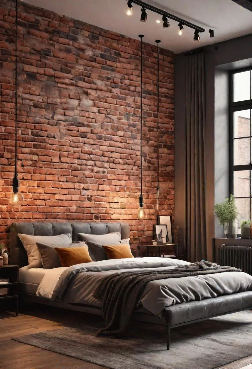 22. Faux Brick Accent Wall Tutorial-0