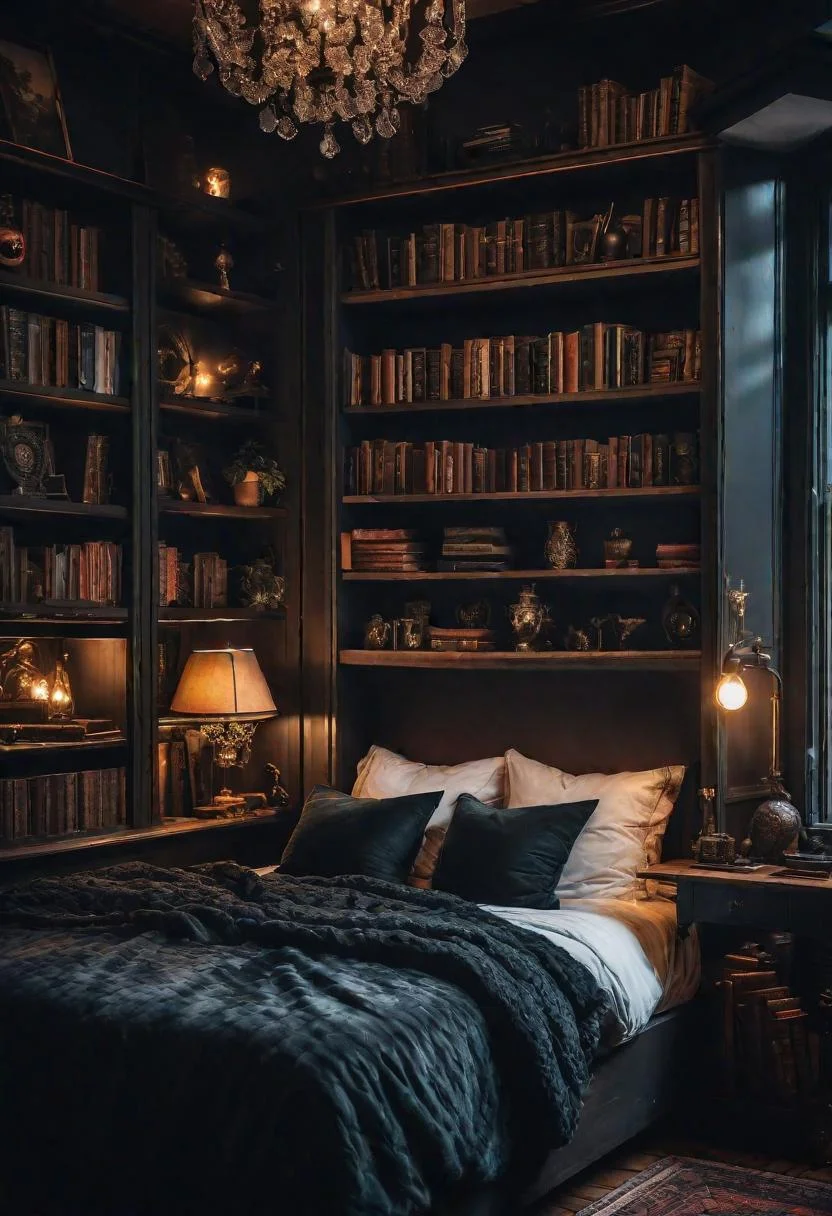 13. Gothic Book Nook Retreat-0