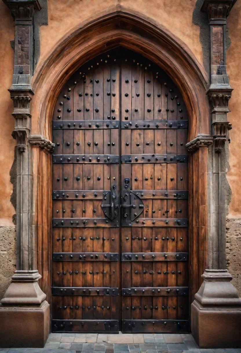 13. Gothic Wooden Door Design Inspiration-0