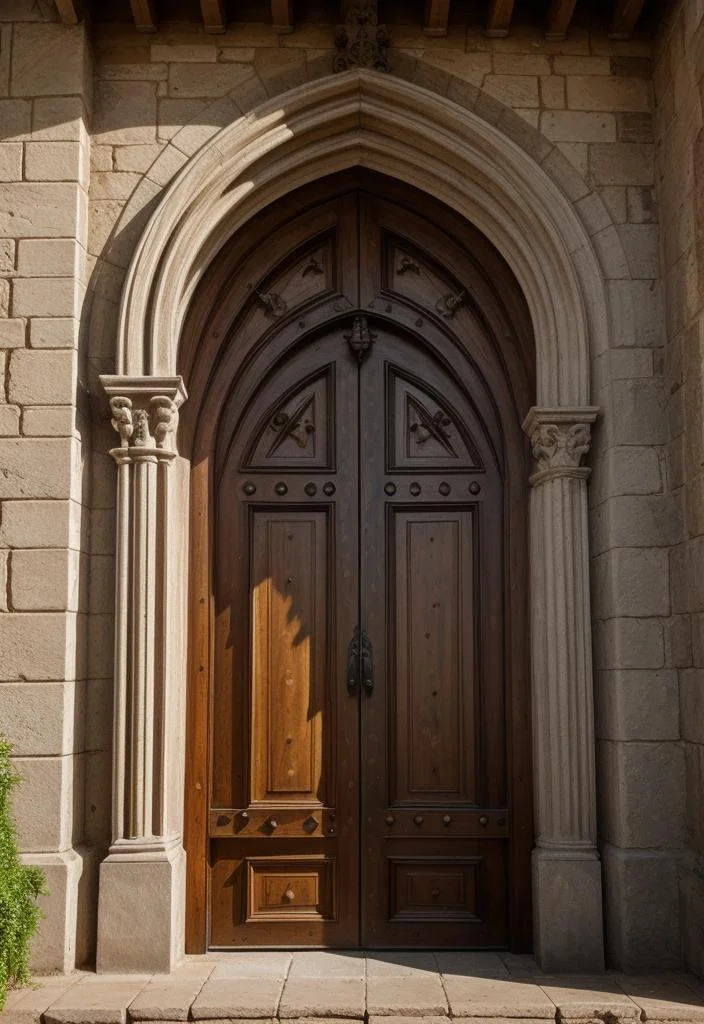 13. Gothic Wooden Door Design Inspiration-1