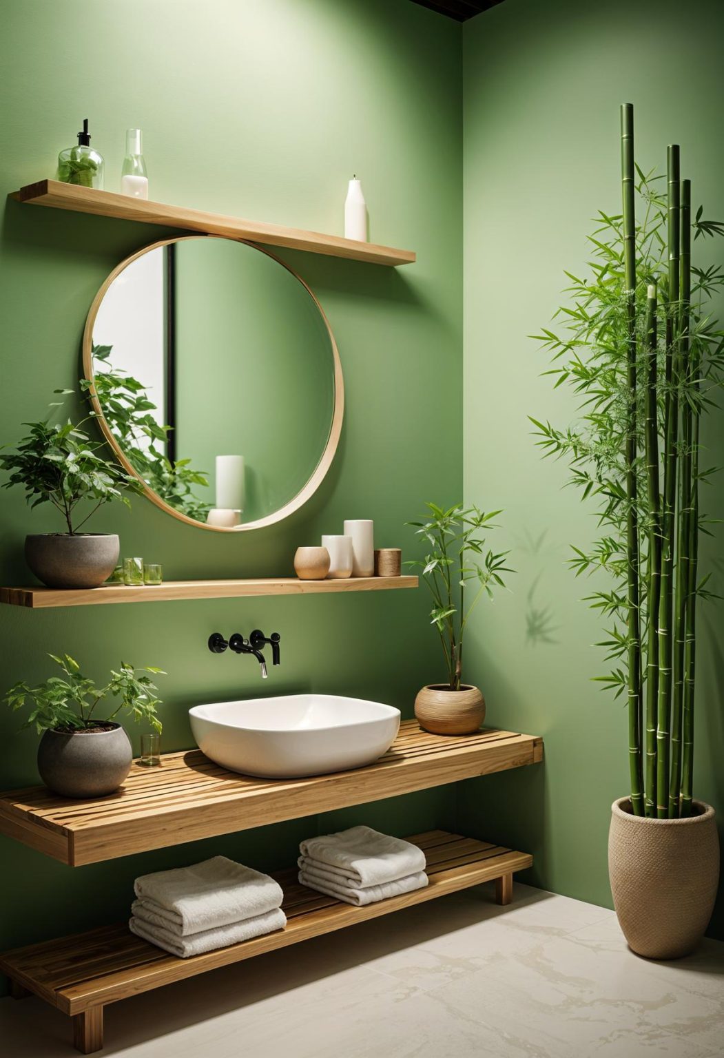 27 Gorgeous Green Bathroom Ideas For A Fresh Look - Lovely Harbor