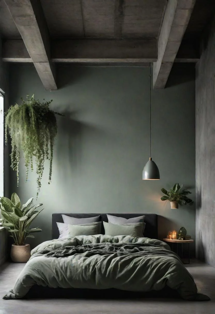 4. Industrial Loft Bedroom Design-0