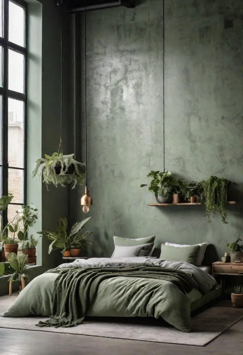 4. Industrial Loft Bedroom Design-1