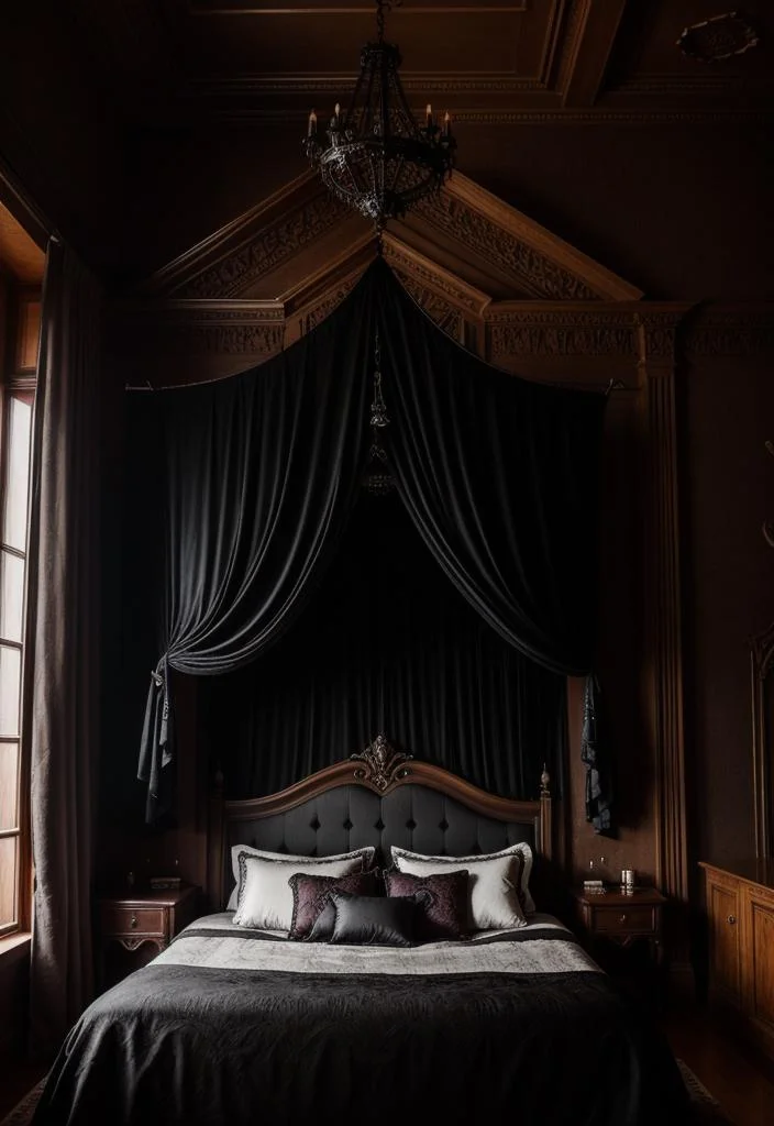 17. Luxurious Gothic Headboard Idea-0