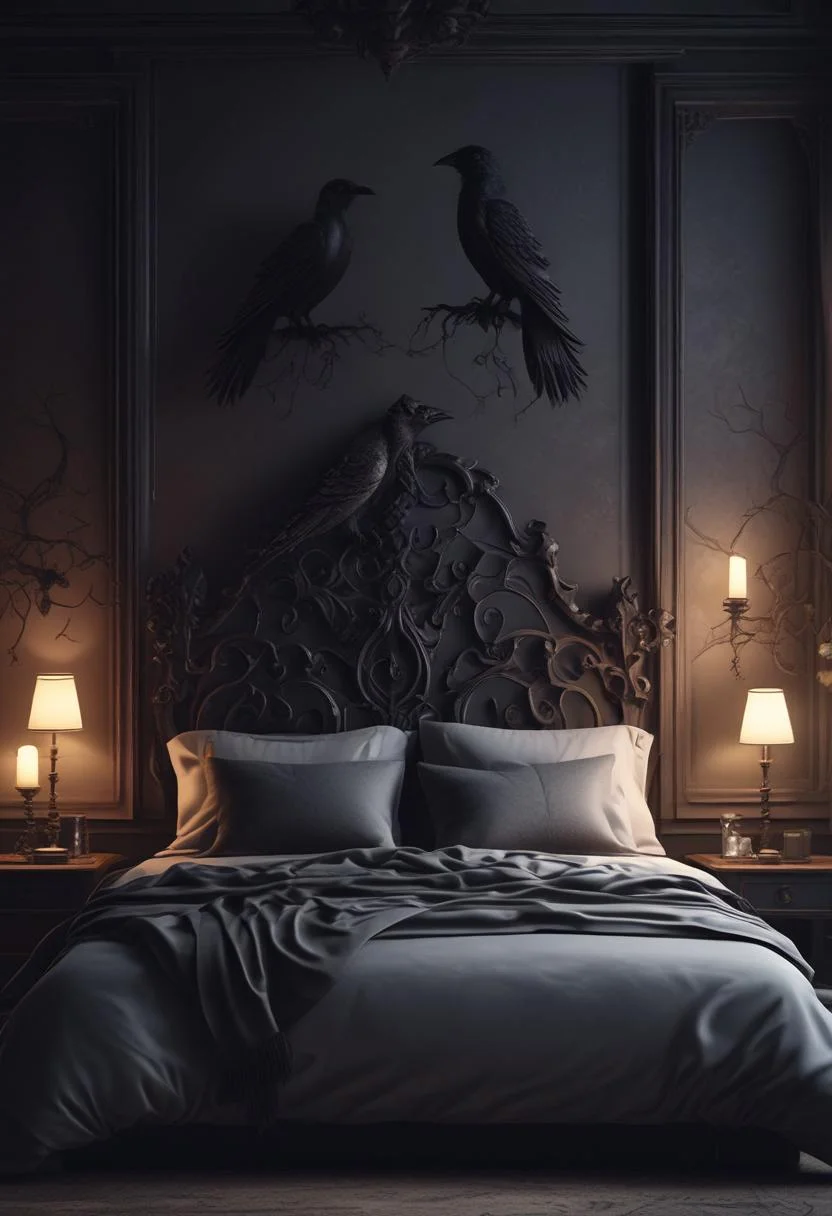 17. Luxurious Gothic Headboard Idea-3