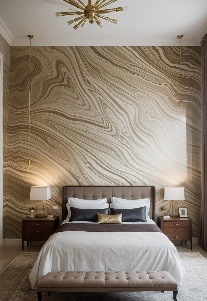 35. Luxurious Marbled Wall Painting-2