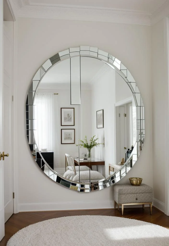 12. Mirrored Wall Décor for Bedrooms-0