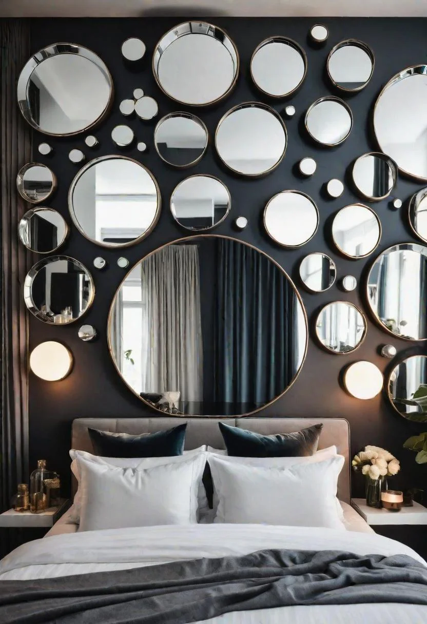 12. Mirrored Wall Décor for Bedrooms-2