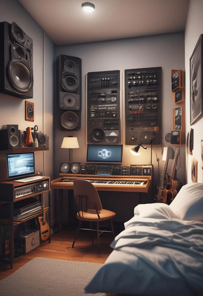 14. Musical Teen Boy Bedroom Makeover-0