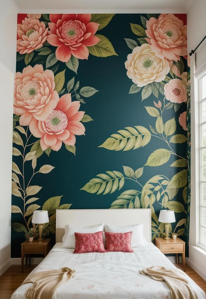 5. Nature-Inspired Floral Bedroom Accent-0