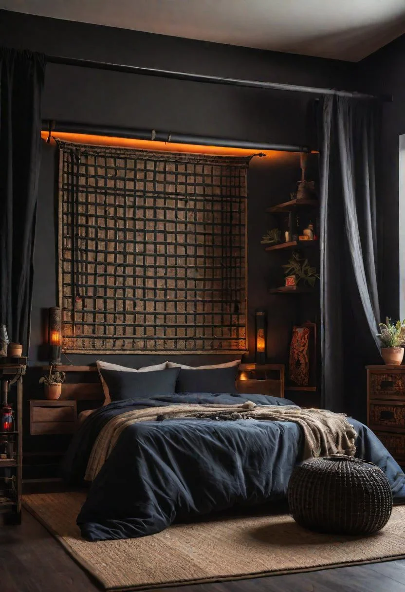 16. Ninja-Inspired Teen Boy Bedroom-2