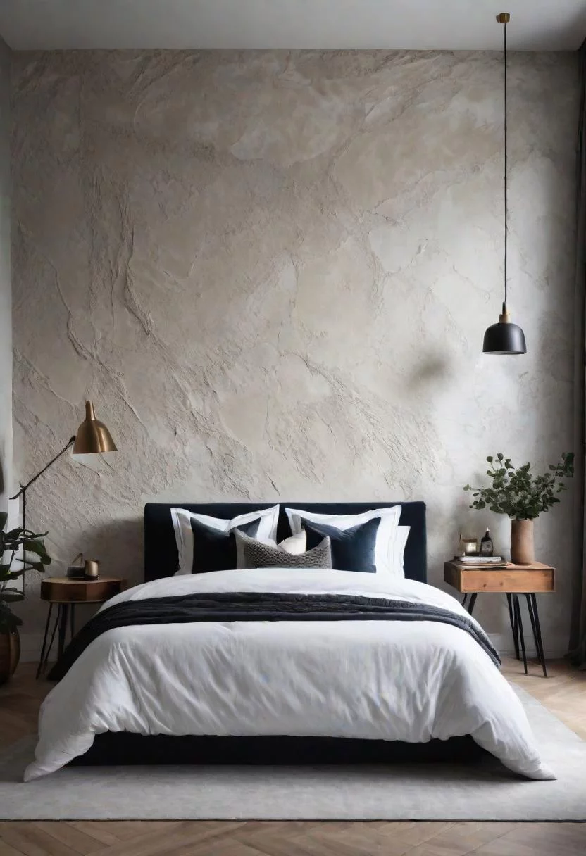 9. Old-World Textured Plaster Accent Wall-0