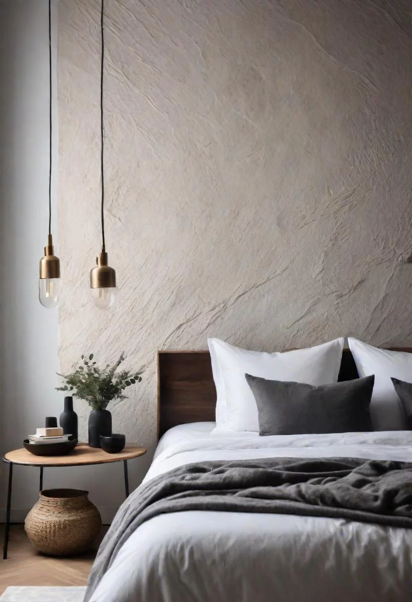 9. Old-World Textured Plaster Accent Wall-1