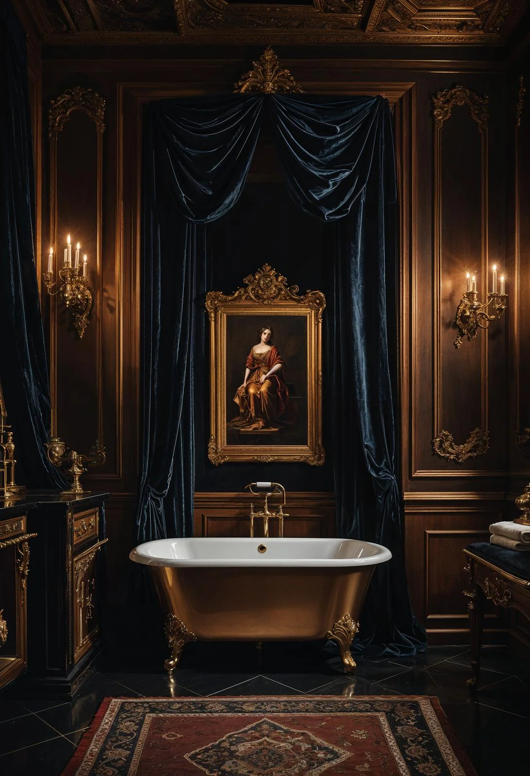 11. Opulent Renaissance Bathroom Retreat-0 11. Opulent Renaissance Bathroom Retreat-0