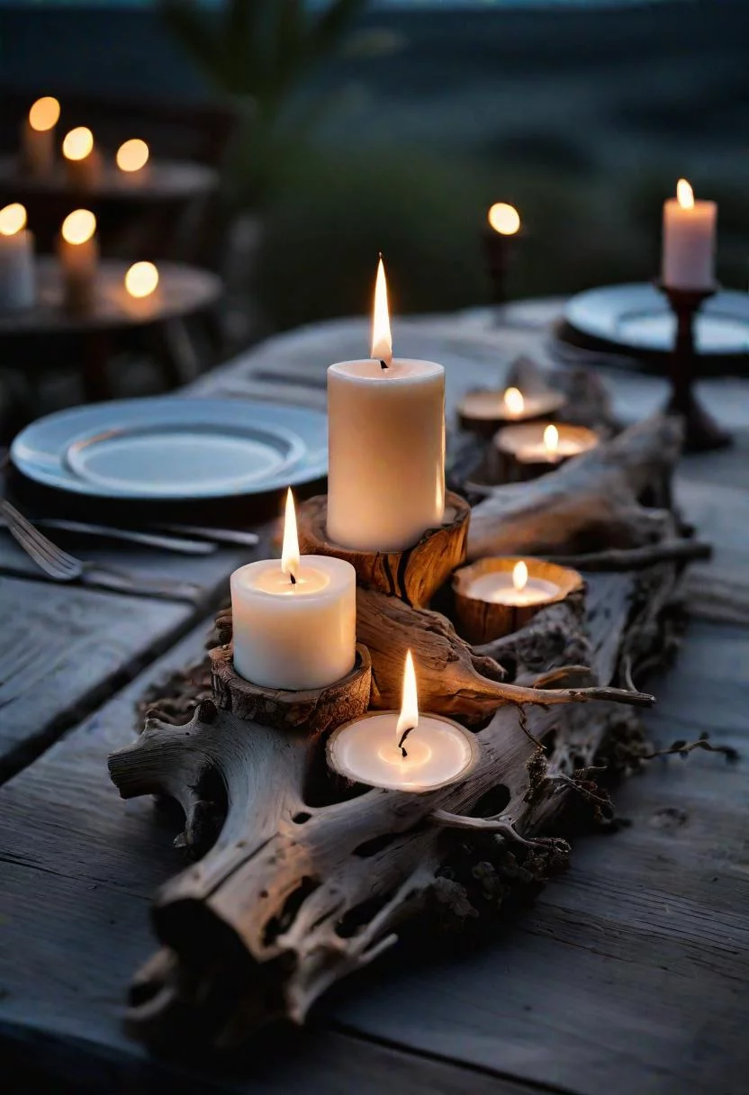 19. Pastel Driftwood Candleholder DIY-0