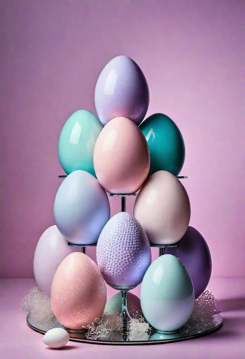 4. Pastel Ostrich Egg Centerpieces-0