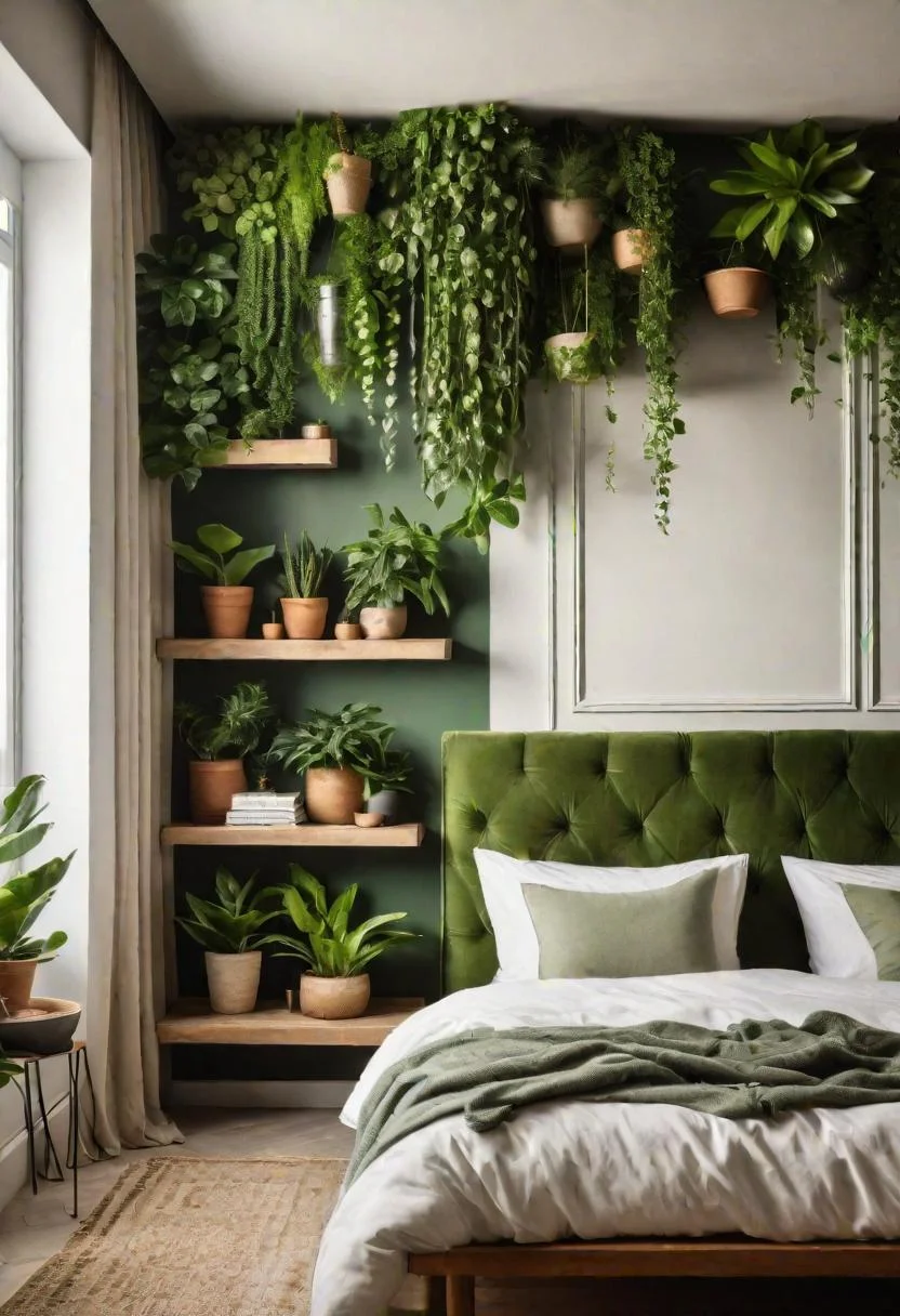 4. Plant Wall Bedroom Oasis-1