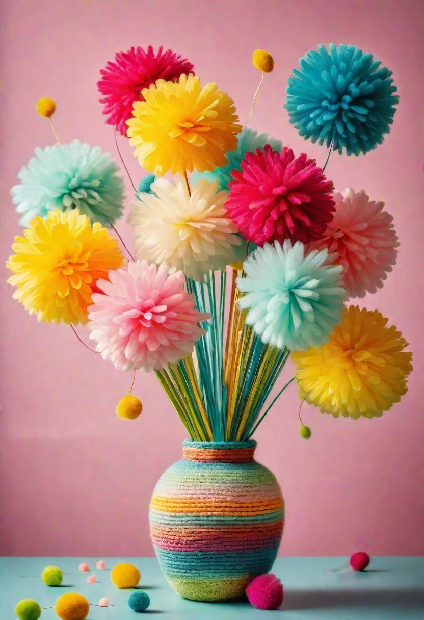 21. Pom-Pom Bouquet Tutorial-0