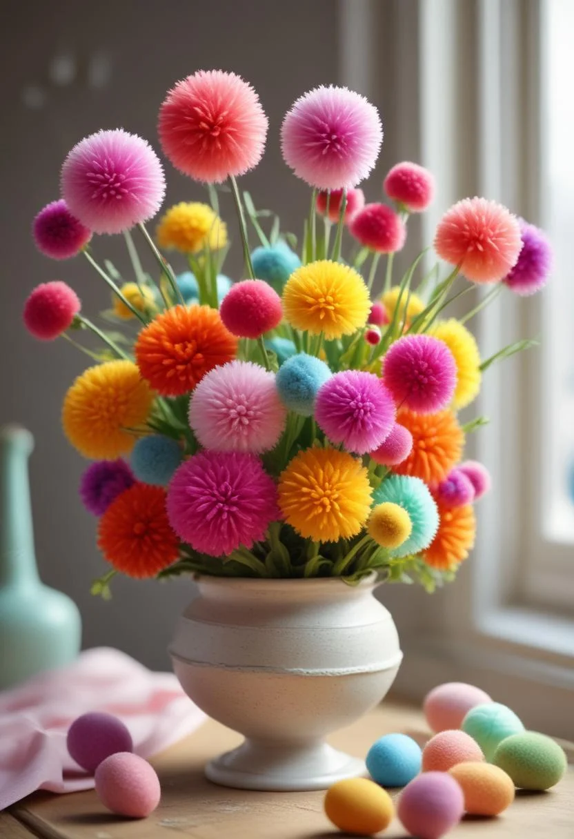 21. Pom-Pom Bouquet Tutorial-1