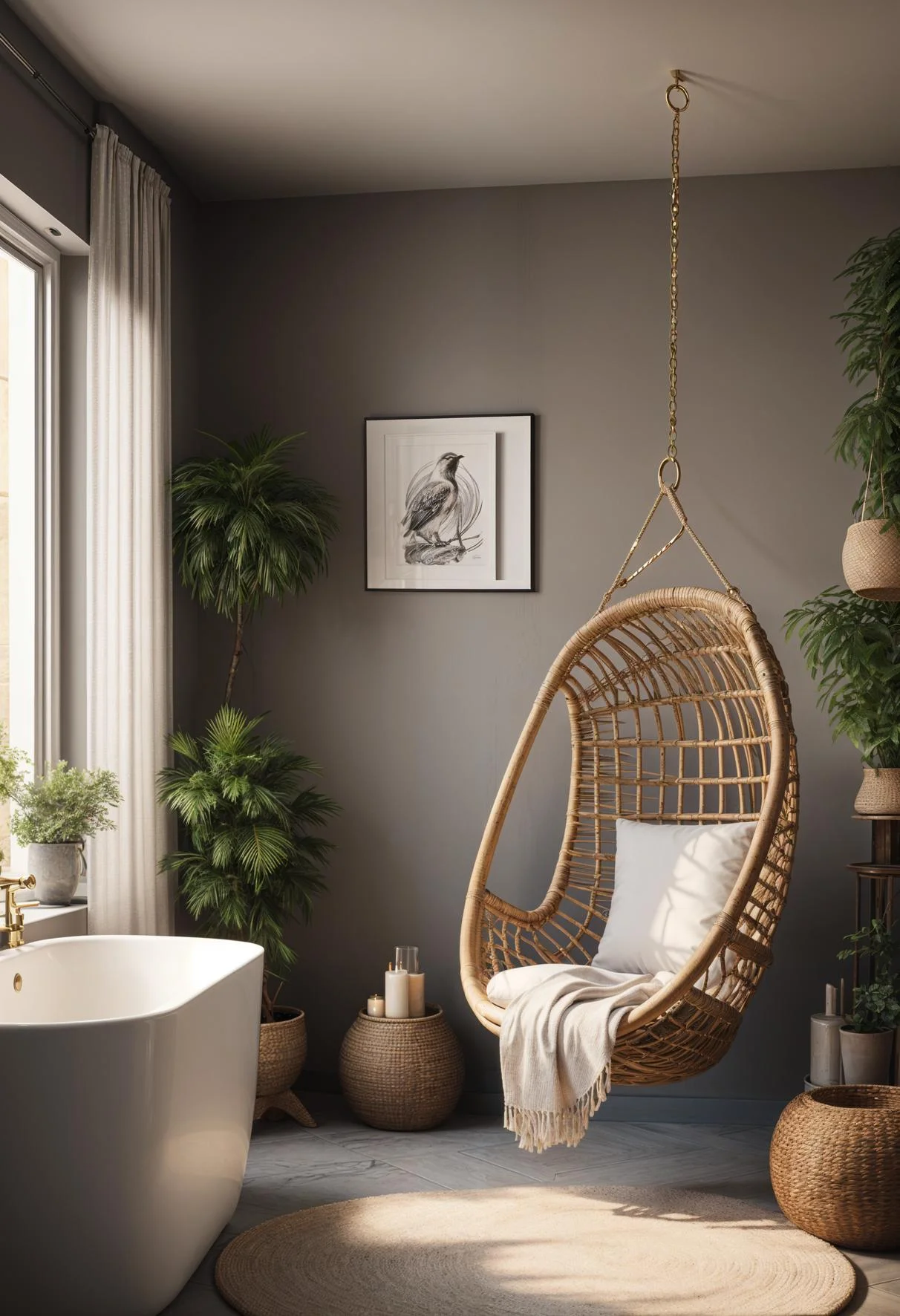 6. Rattan Swing for Cozy Corner-0
