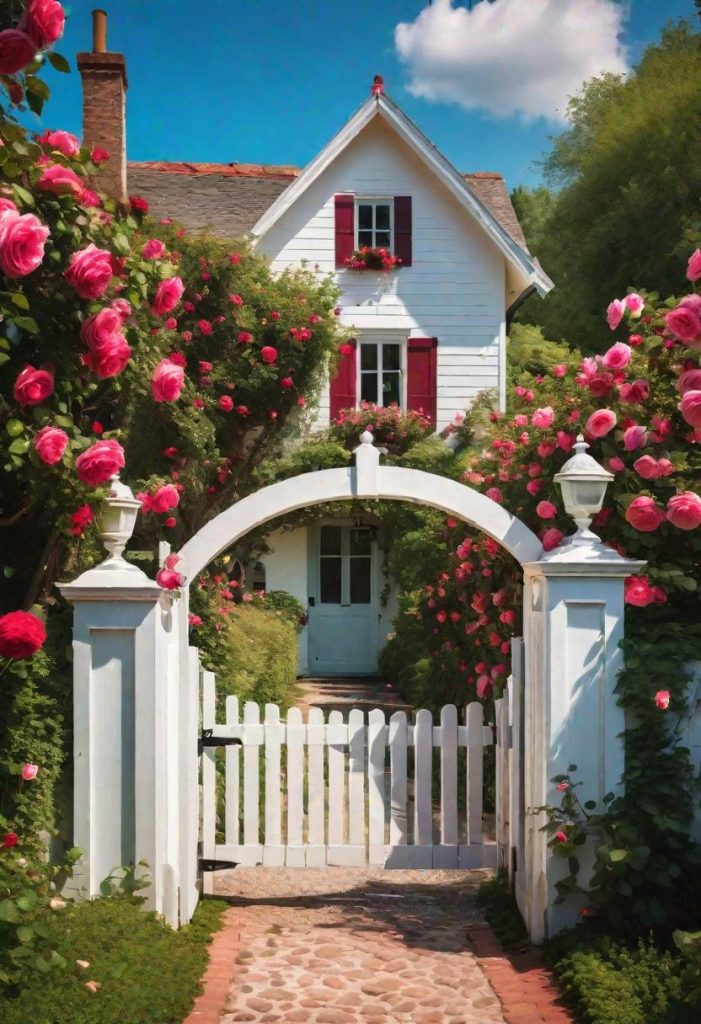 19 Inspiring Farmhouse Gate Ideas For Charming Entrances - Lovely Harbor