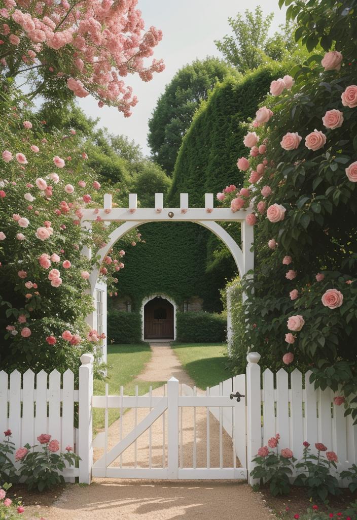 3. Rose-Covered Picket Gate Inspiration-1