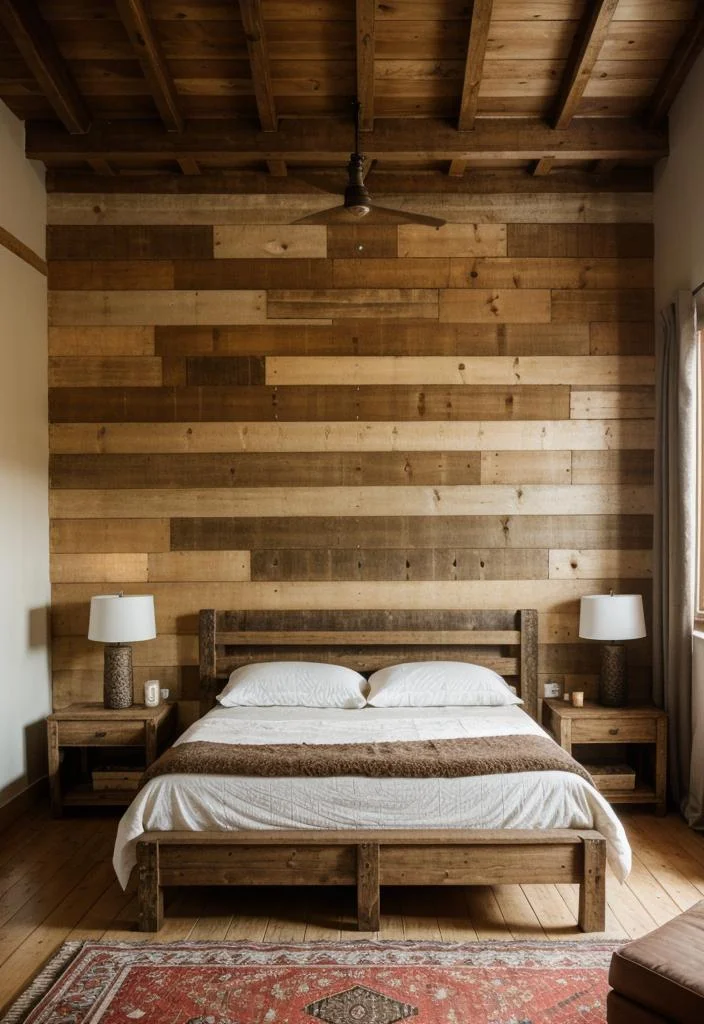3. Rustic Wooden Headboard Ideas-0