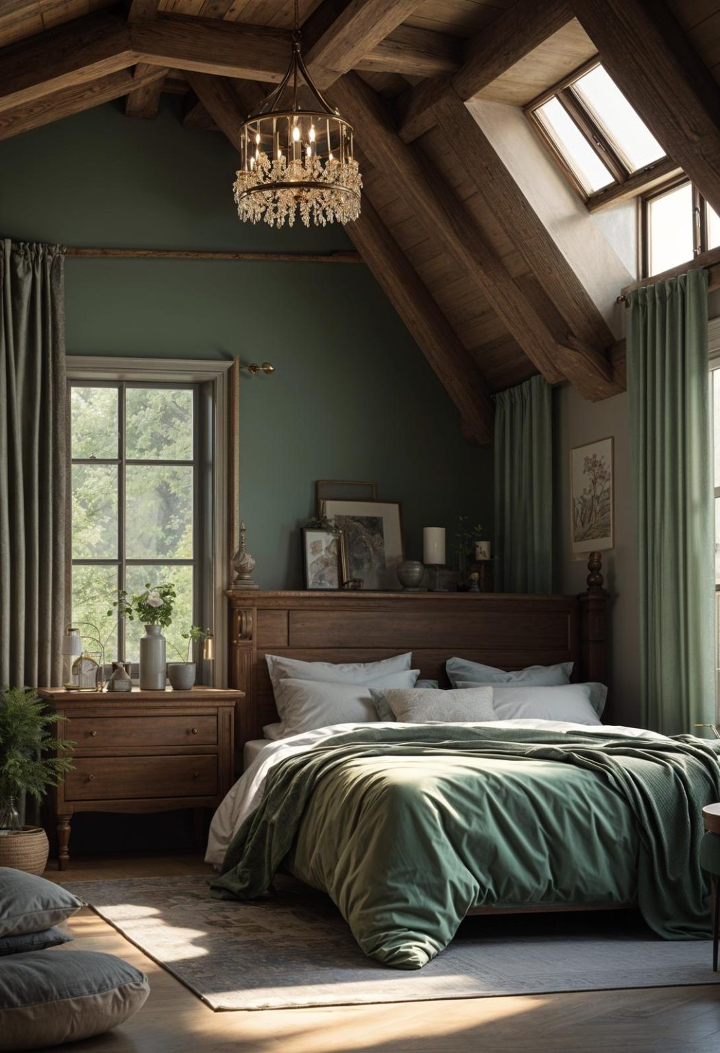 29 Sage Green And Grey Bedroom Ideas: Chic Decor - Lovely Harbor