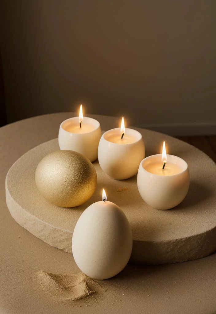 9. Sand-Toned Easter Egg Candles-0