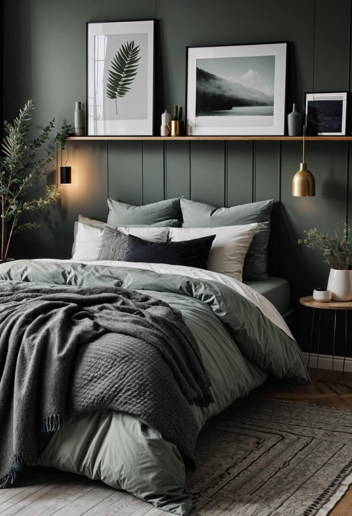 29 Sage Green And Grey Bedroom Ideas: Chic Decor - Lovely Harbor