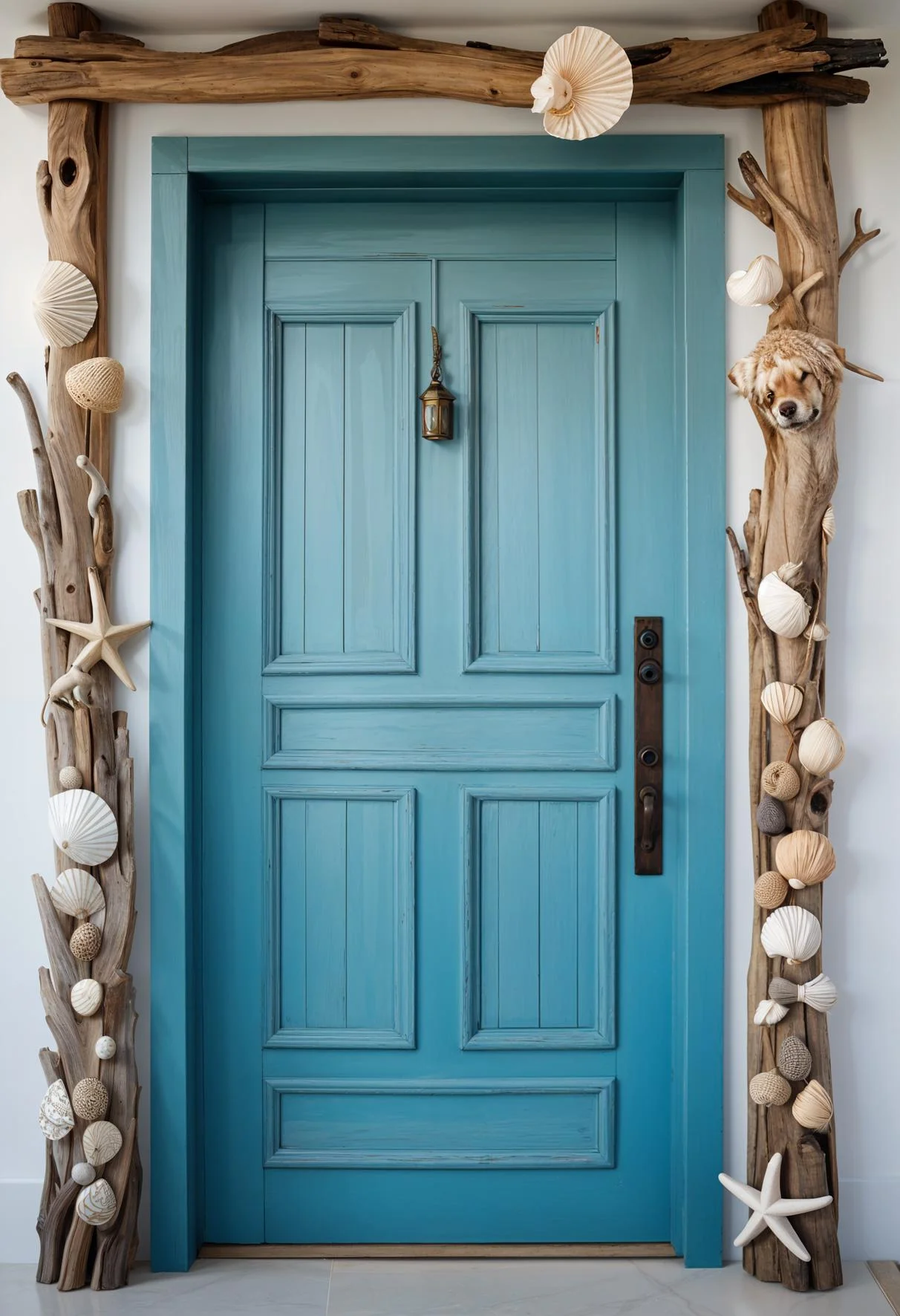 27. Seascape-Inspired Wooden Door Designs-2