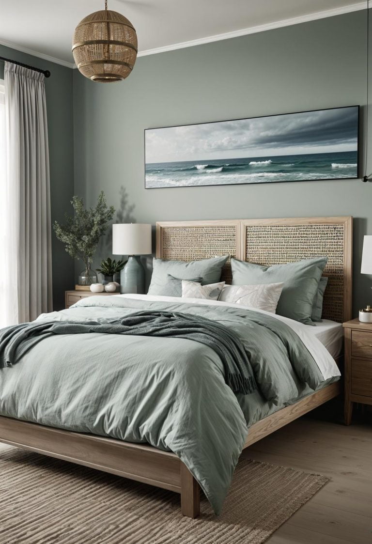 29 Sage Green And Grey Bedroom Ideas: Chic Decor - Lovely Harbor