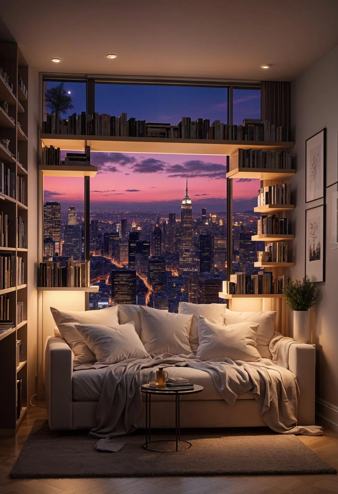 2. Skyline Bookshelves in Dream Room-0